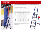 MIRAX 6 ступеней, 121 см, стальная стремянка (38800-06)