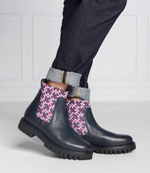 Кожаные челси Tommy Hilfiger - темно-синий(FM0FM04369)