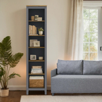 Стеллаж Сага 50, 49.6х41.4х215.5 см, серый /ясень