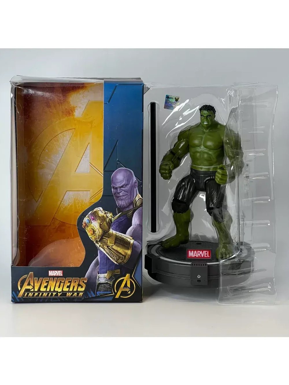 Фигурка игрушка Халк Марвел Супергерои ZD Toys 1606-14 свет