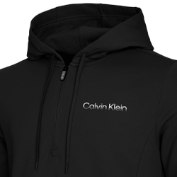 Мужская кофта теннисная Calvin Klein 1/4 Zip Hoody Men - Black