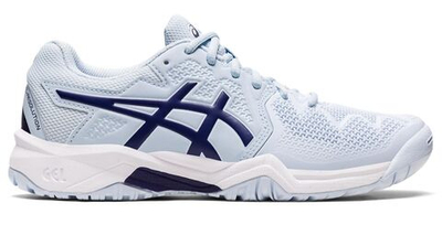 детские Кроссовки теннисные Asics Gel-Resolution 8 GS - soft sky/dive blue