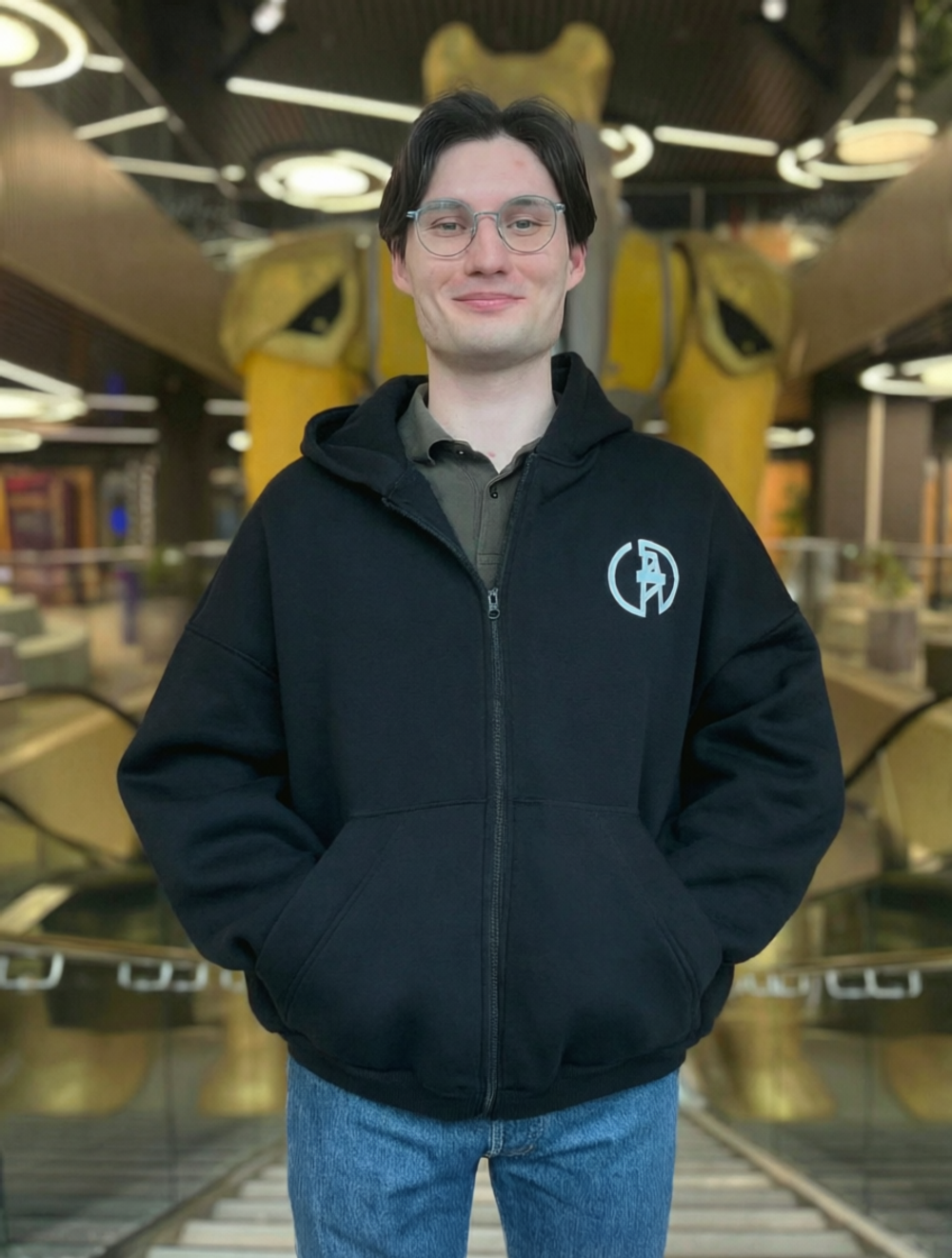 Толстовка на замке «Логотип УГНТУ»