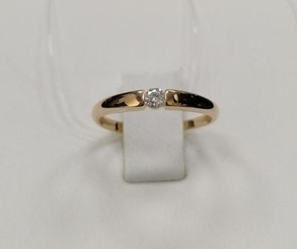 Кольцо из золота с бриллиантами