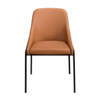 Стул 4161 из оранжевой экокожи