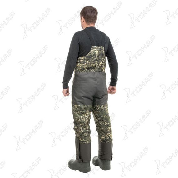 Костюм зимний ГОРКА полукомбинезон, алова/хаки р.50/176 Helios