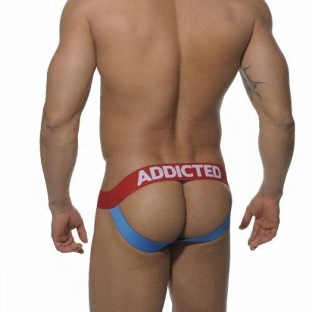 Мужские трусы Джоки красные Addicted Jock Tricolor Luxembourg