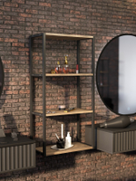 Полка настенная высокая лофт LINEA MAXI