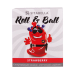 Стимулирующий презерватив-насадка Sitabella Roll & Ball Strawberry 1426
