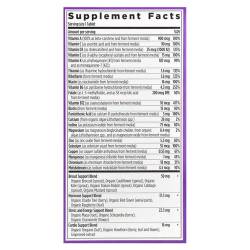 New Chapter, One Daily Every Woman's ™, мультивитамины 40+, 72 вегетарианские таблетки