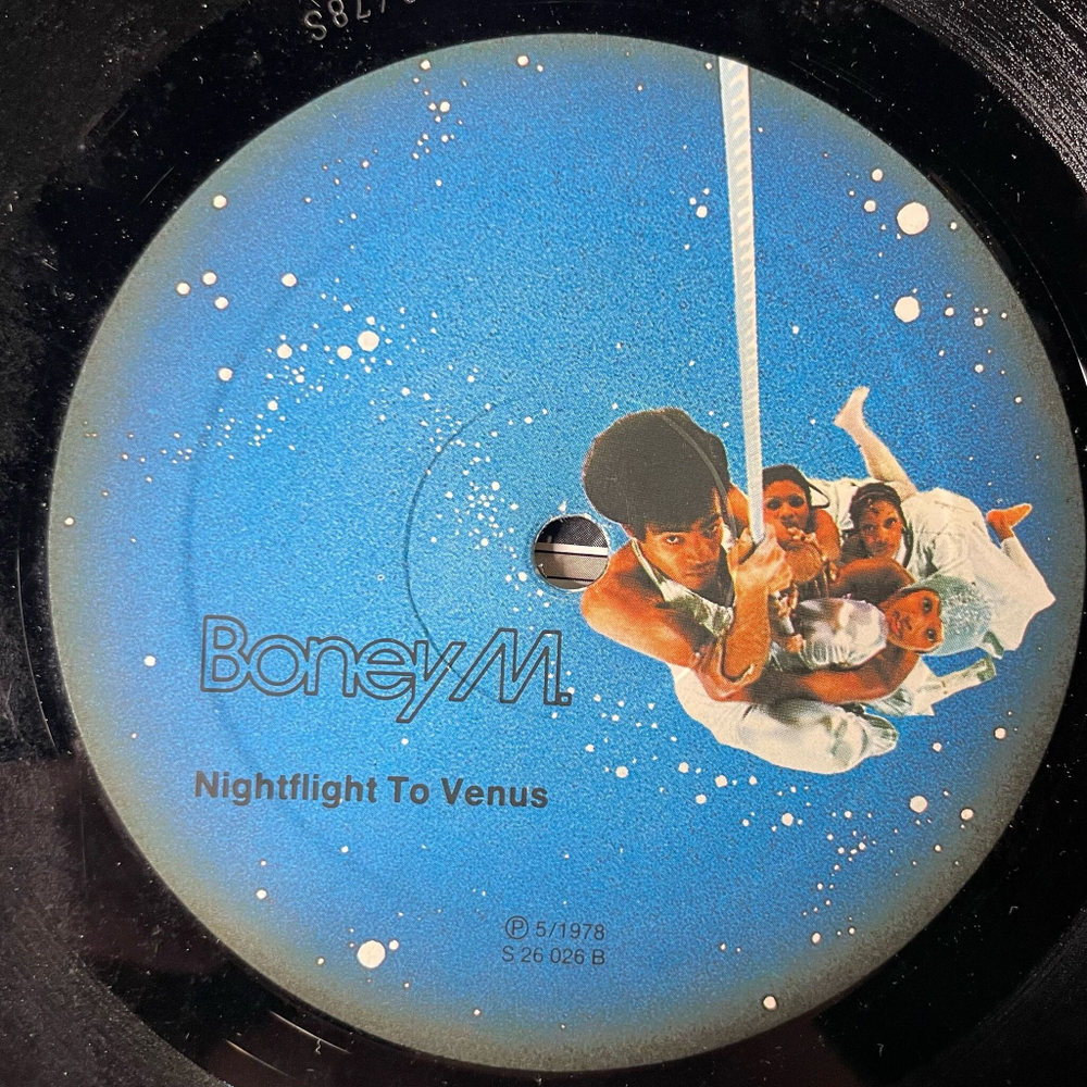 Винтажная виниловая пластинка LP Boney M Nightflight To Venus (Germany 1978) Painter Man