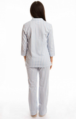 Пижамный комплект  в голубую полоску