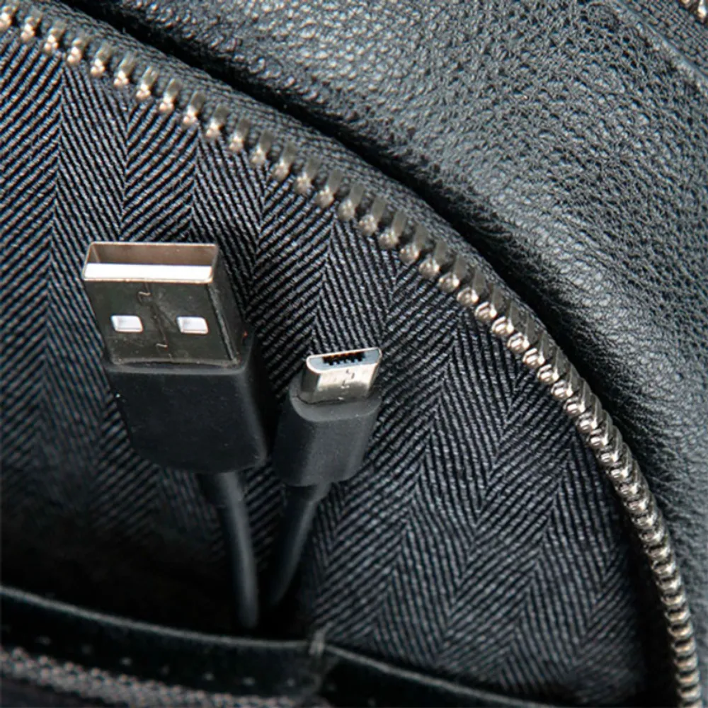 Рюкзак Piquadro Black Square черный из натуральной кожи (CA3444B3BM/N) 8