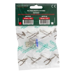 Фитинг для пластиковых трубок 10мм с наружной резьбой 1/4'' RockForce##Rock FORCE RF-SPC10-02
