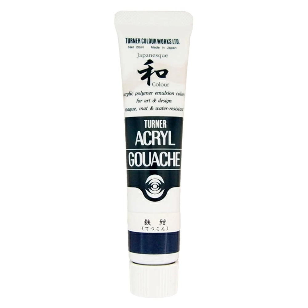 Акриловая гуашь Turner 20 мл. Japanesque Black Blue