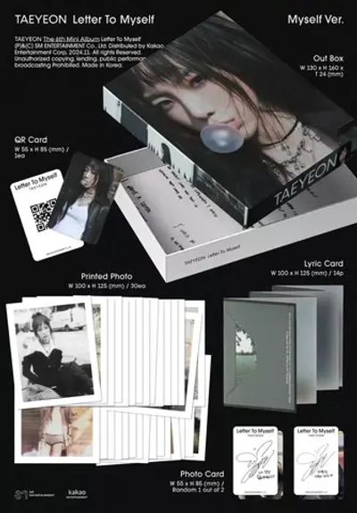 Альбом TAEYEON - Letter To Myself [Myself ver.]