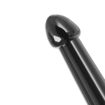 Черный нереалистичный фаллоимитатор 20см ToyFa Jelly Dildo L 882027-5