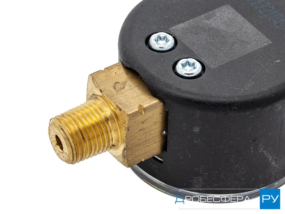 Манометр для компрессора 12 бар (1,2 МПа) радиальный R 1/8" диаметр 39 мм арт. M043-R12