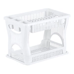 Сушилка для посуды 2-х ярусная Белый