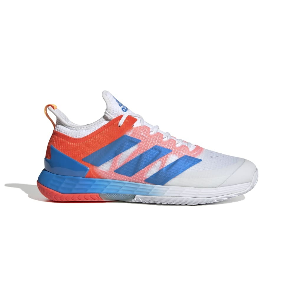 Мужские кроссовки теннисные Adidas Adizero Ubersonic 4 M Heat - cloud white/blue rush/solar red