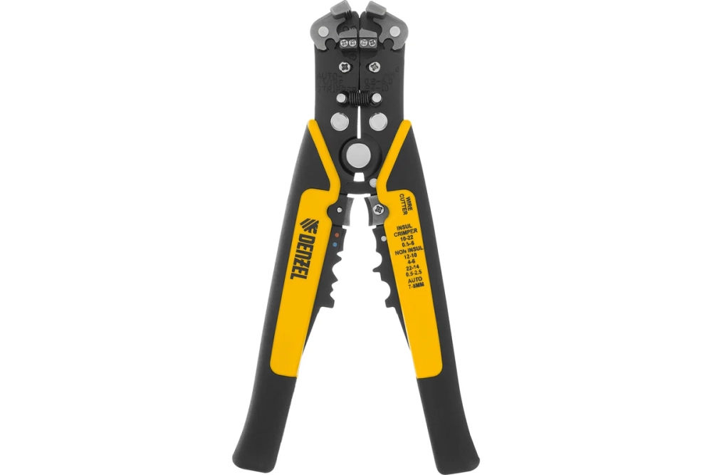 Щипцы для зачистки электропроводов Denzel 2-6 мм2, функция обрезания проводов 17742