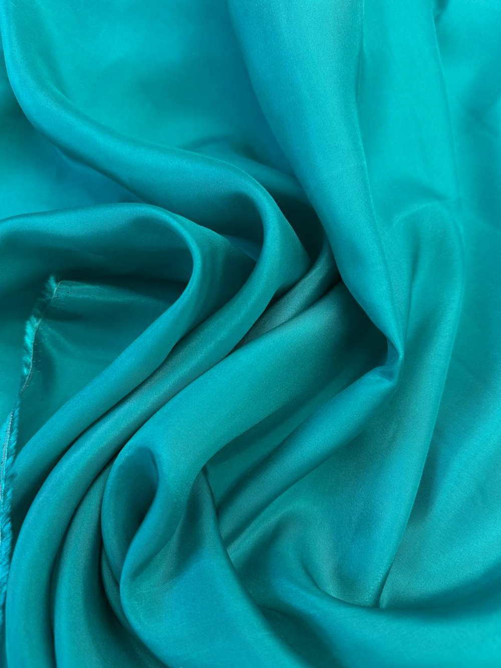 Шелк с вискозой Valentino бирюзовый