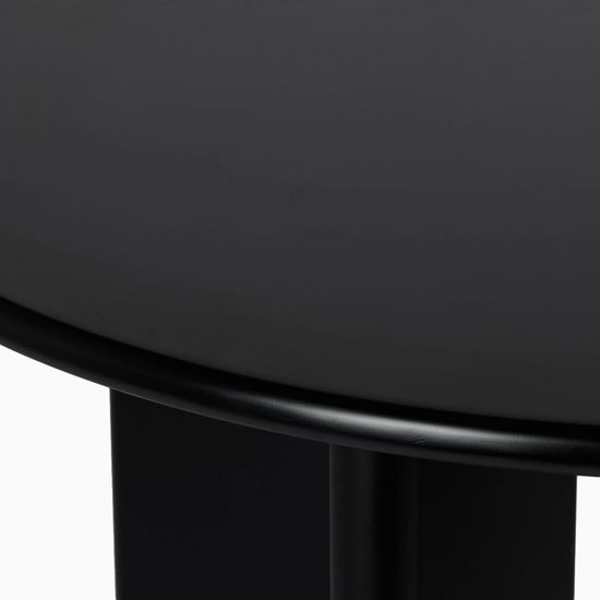 Обеденный стол Blos диаметр 100 черный МДФ