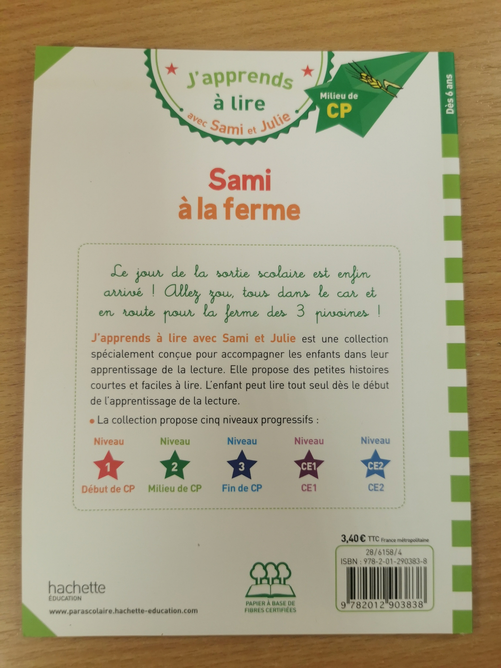 J'apprends a lire avec Sami et Julie CP Niveau 2: Sami а la ferme