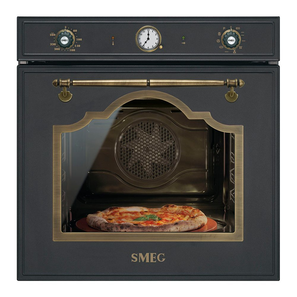 Многофункциональный духовой шкаф с функцией пиролиза и функцией пицца Smeg SFP750AOPZ