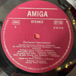 Винтажная виниловая пластинка LP Martin Hoffmann, Orchester International (ГДР 1977)