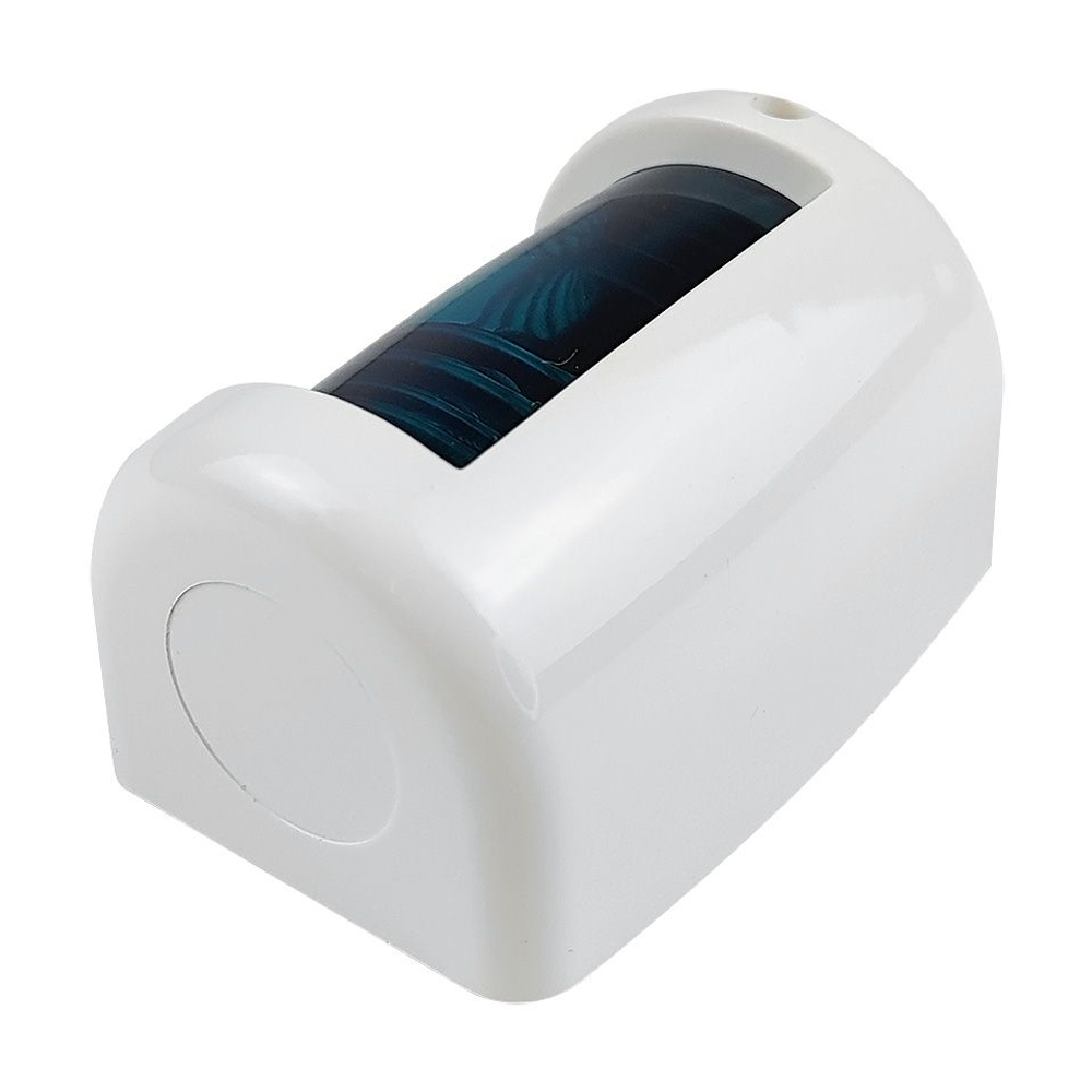 Навигационный огонь светодиодный зеленый, белый корпус, 59х42х43 мм (10269214)