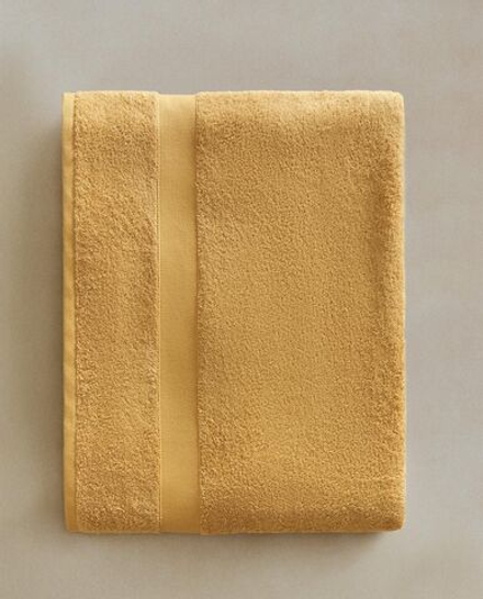 Zara Home - Хлопковое банное полотенце премиум-класса (600 г / м2), горчичный, 90х150 см