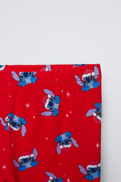 ZARA ПИЖАМА С ПРИНТОМ «ЛИЛО И СТИЧ» © DISNEY, КРАСНЫЙ