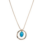 Колье Fiore Luna TURQUOISE OPAL LN5142 BL/G