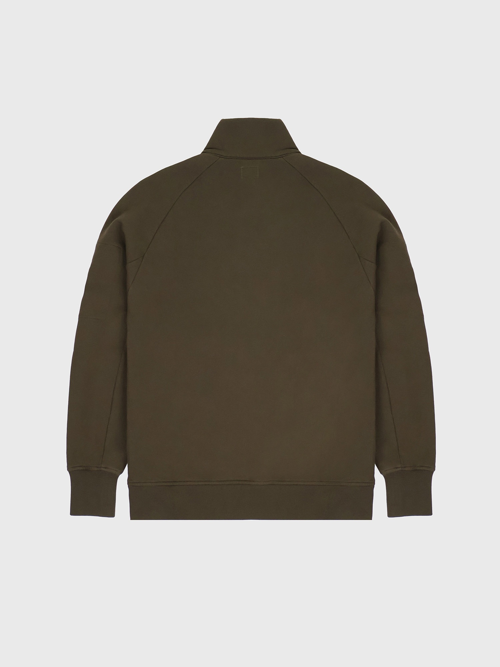 Свитшот на молнии C.P. Company Diagonal Raised Half Zip Ivy Green