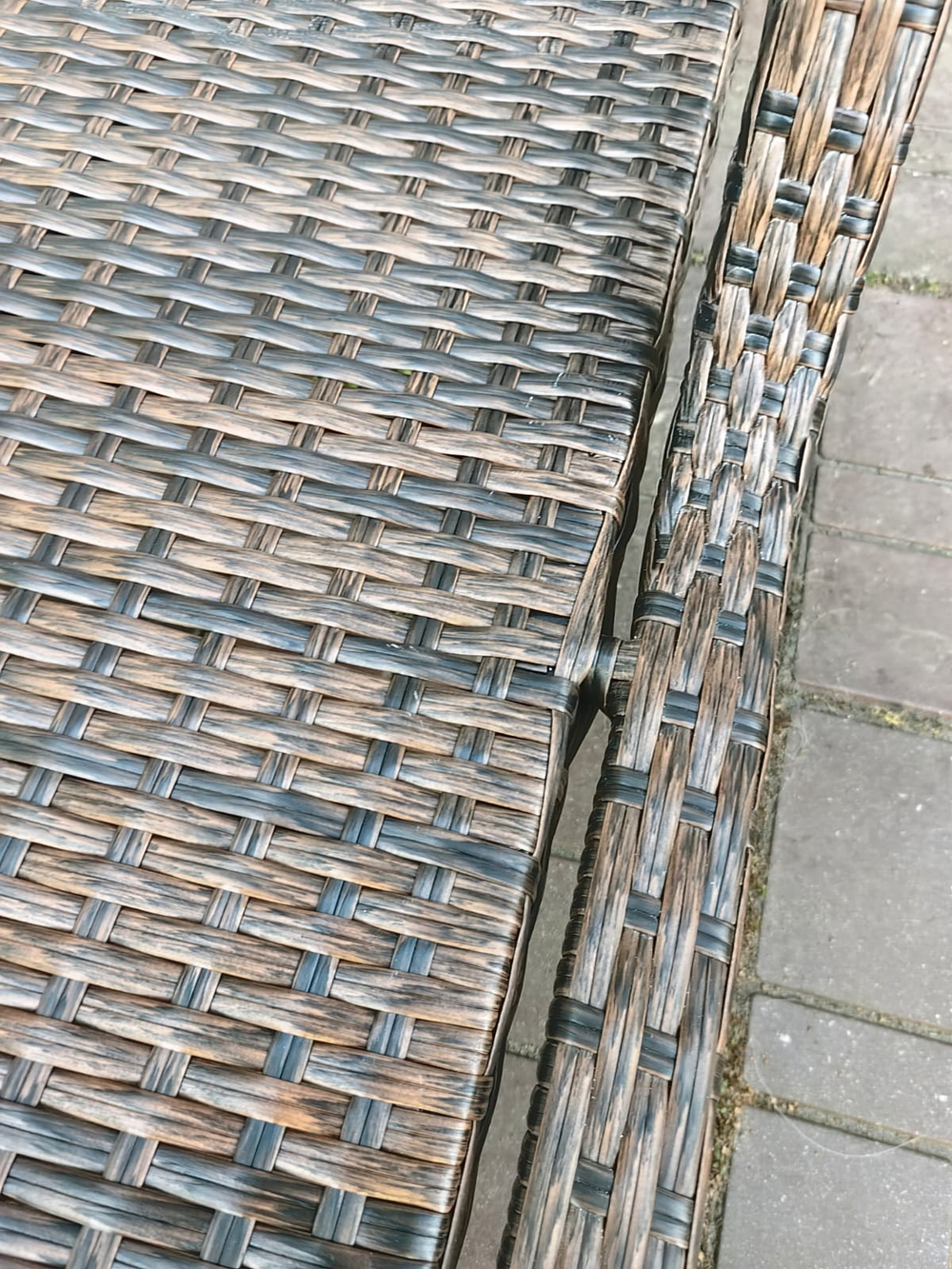 Шезлонг из искусственного ротанга Империал цвет Шоколад