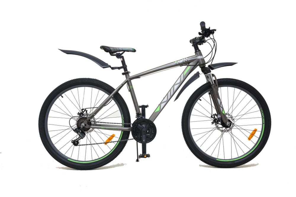 Велосипед WIND Fisht 27,5&quot; 21-spd, серо-зеленый