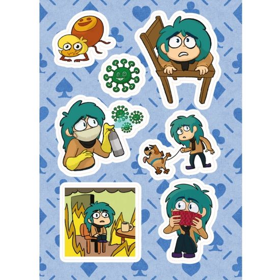 Лист стикеро"13 Карт: Зонтик. Земля Королей"