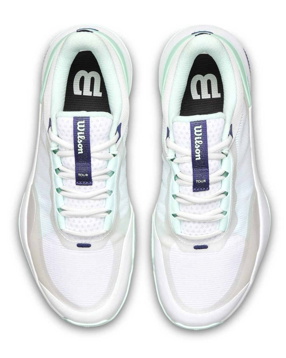 Женские Кроссовки теннисные Wilson Intrigue Tour - white/bay/skipper blue