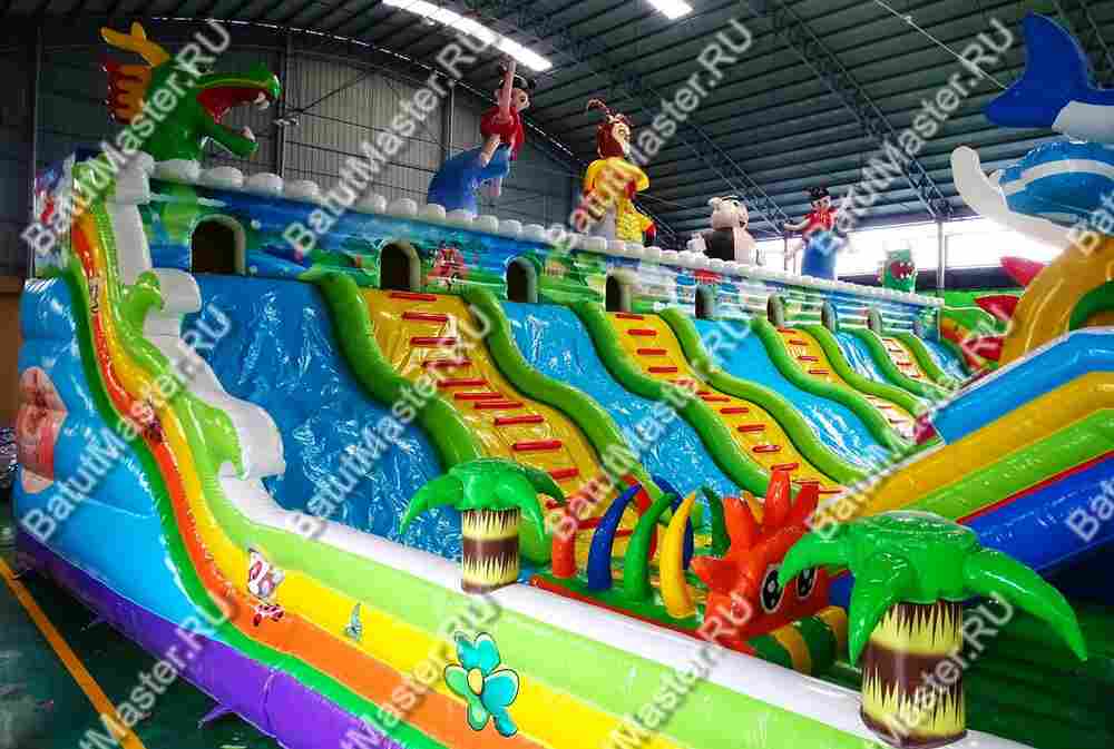 Коммерческий батут "Звериный городок" 24*15*6 м