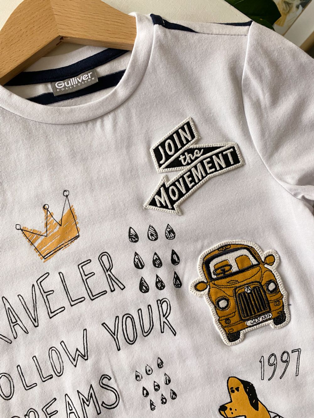 Хлопковый лонгслив Gulliver, 110