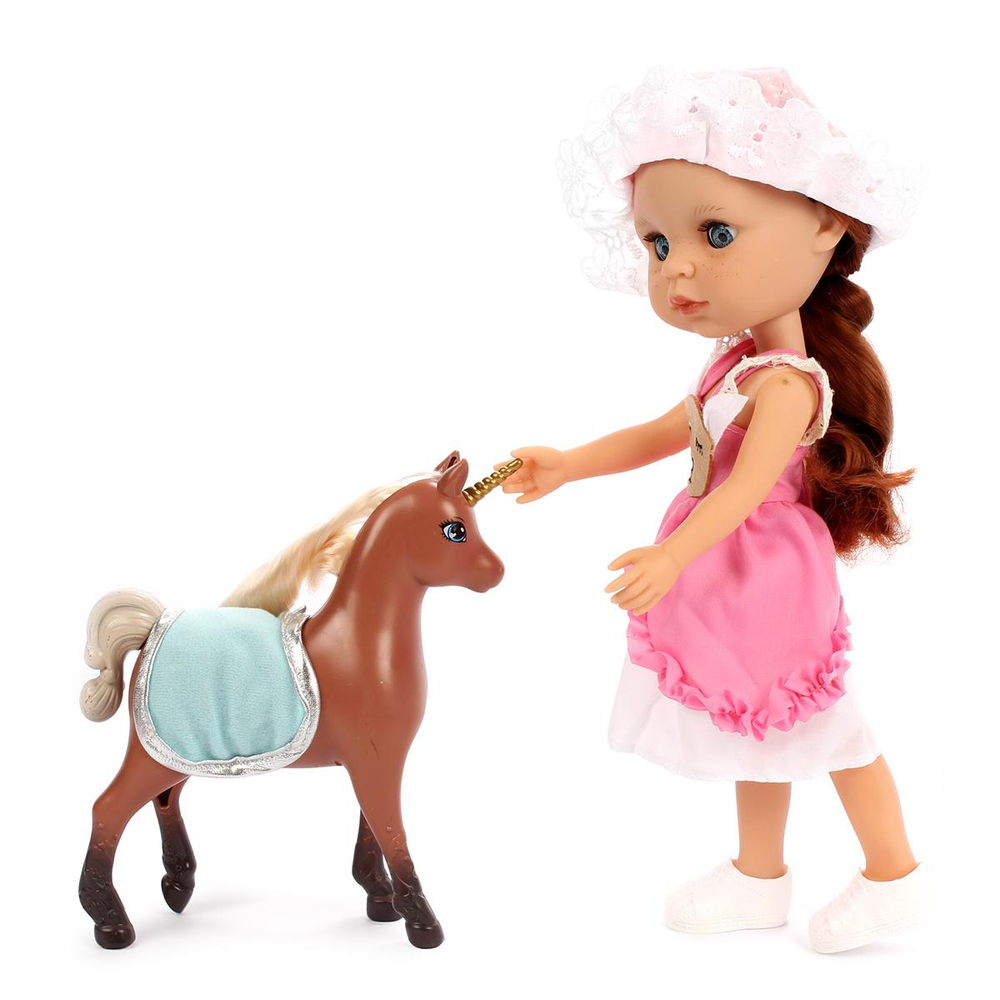 Кукла Ardana Baby с лошадкой-единорогом, 3 модели WJ-19260 (Junfa)