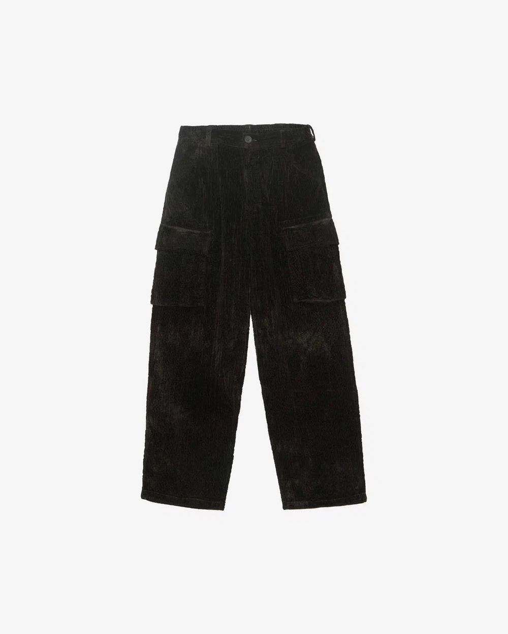 Брюки Меч Corduroy Cargo Black Moss темно-зеленые