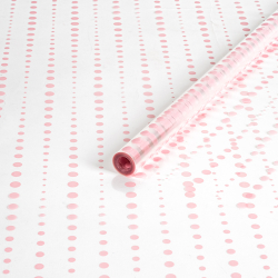 Пленка прозрачная "Бусинки" 70см*200гр