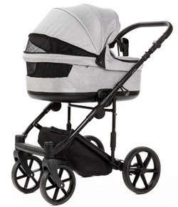 Детская коляска Adamex Locco Light 2 в 1 LL-TK01 TIP (СВЕТЛО-СЕРЫЙ)