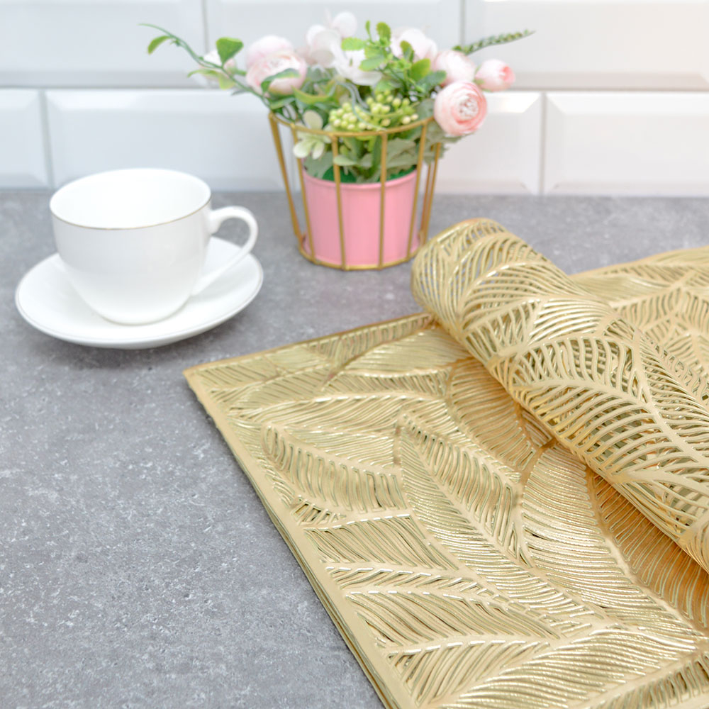 Салфетка подстановочная 30*45см MONICA Iv6A2042, золото (12шт/уп)