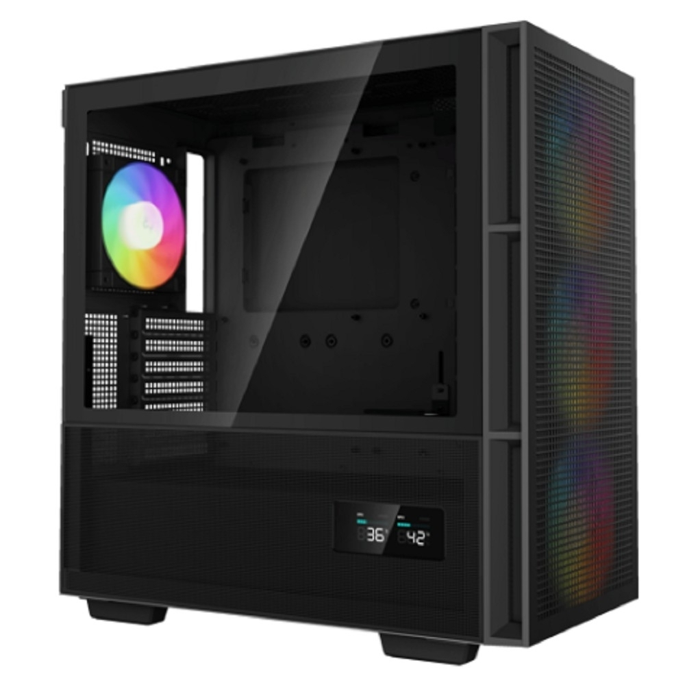 Корпус Deepcool CH560 DIGITAL без БП, боковое окно (закаленное стекло)[R-CH560-BKAPE4D-G-1]