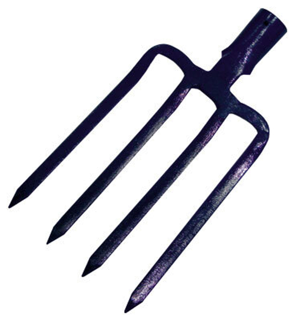 Вилы 4-рогие копальные крашен. "Инструм-агро"