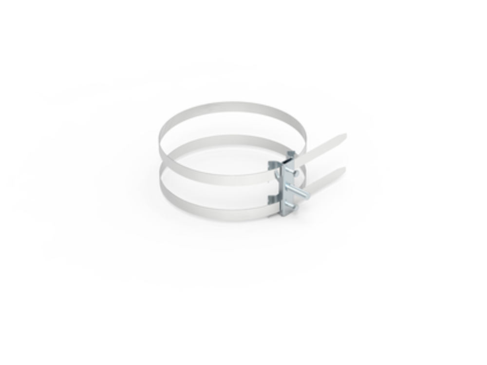 Двойной трубный хомут для изолированной мачты, D0-150 мм, M16