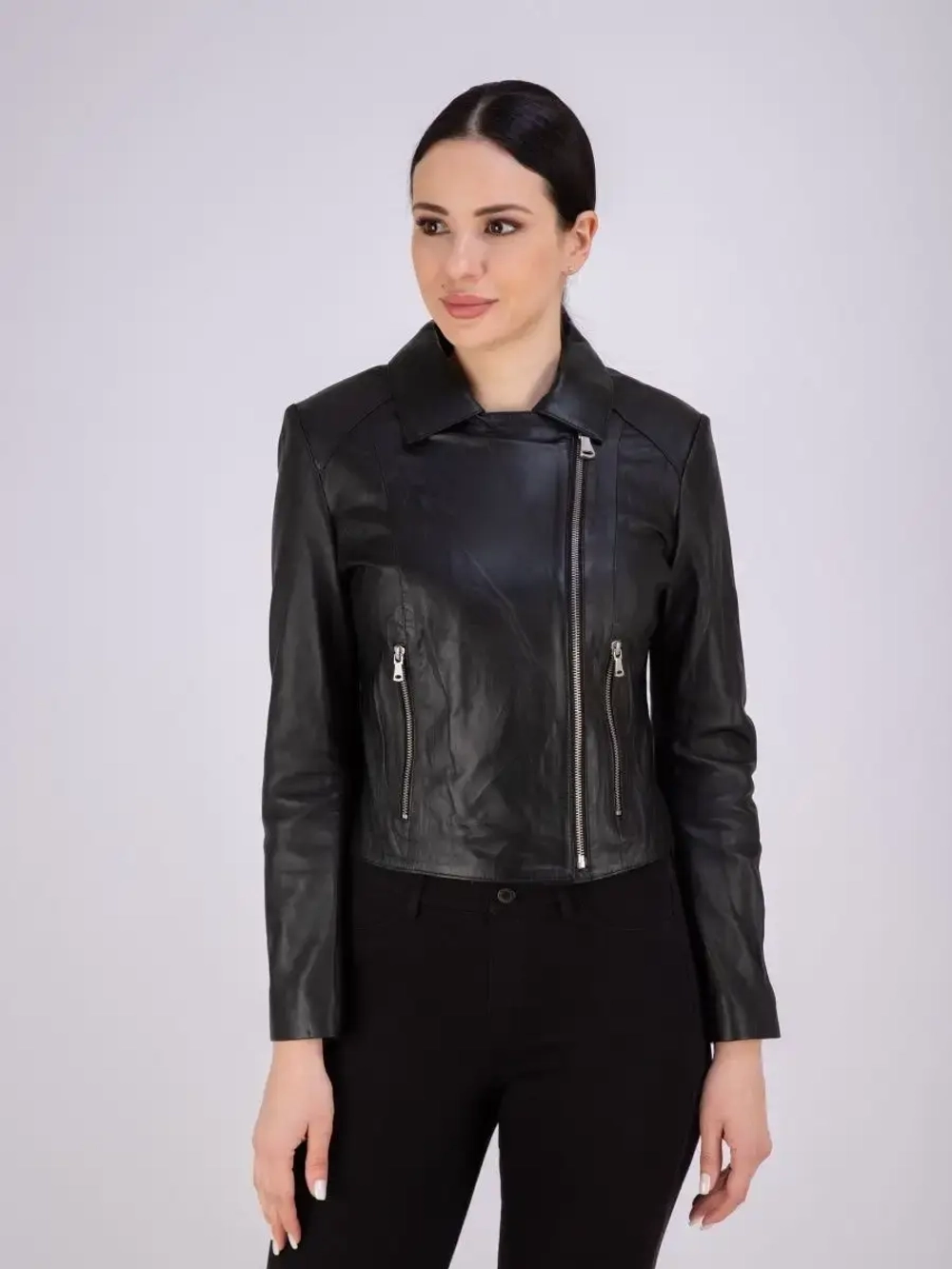 Косуха кожаная из натуральной кожи Турция